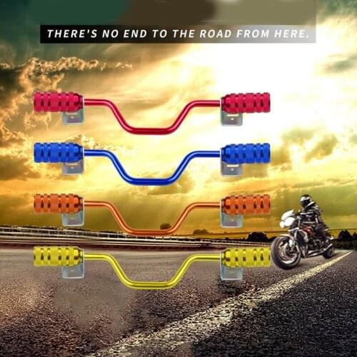 Motorcycle Aluminum Motorbike Rear Footrests Non-slip Foot Rest Pegs Pedals Scooter Foot Pedals Replacement 40GF