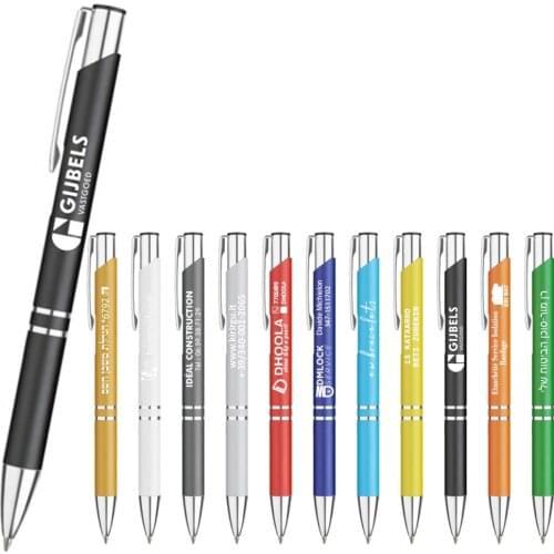 FREE SHIPPING 50pcs/Lot. Promotional Metal Pen With Logo Printed On Them. Price Including One Side Logo Laser Printing