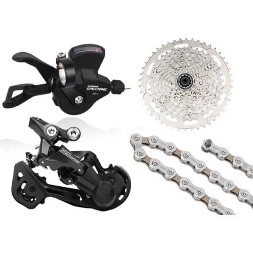 DEORE M4100 Rear Derailleur + trigger shifter + chain + cassette 10S MTB bike bicycle