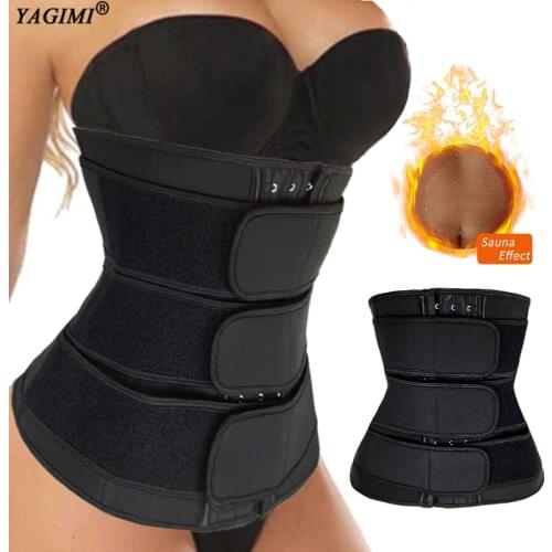 Women Colombian Girdles Neoprene Waist Trainer Sweat Belt Sauna Suit Lose Weight Slimming Corset Trimmer Sheath Shapewear Fajas