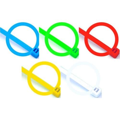 ESLOTH NL-100 Computer Cables Connectors Plastic Self-locking Nylon Cable Tie Seals Plastic Buckle Straps PC Tie Wire