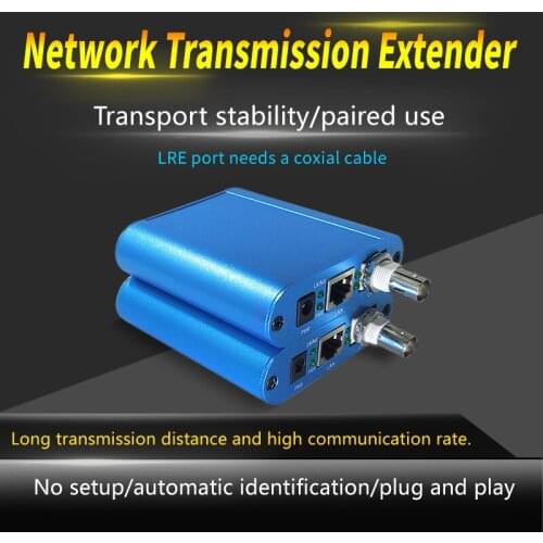 EA512-BNC Ethernet extends the 100M Ethernet signal as far as 1500 meters through a Cat 5/5e