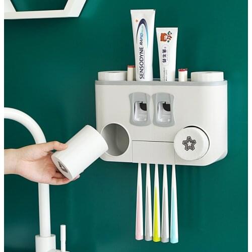 GIZILI Wall Mounted Toothbrush Holders