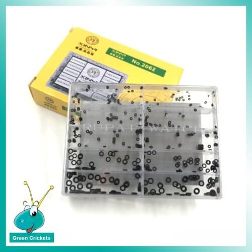 Precise Assort Size Watch Crown Tube Rubber O Ring kit for Waterproof Watch Tube Gasket Sealing for Watch Repair