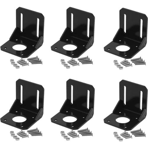 For Nema 17 Stepper Motor Mounting Bracket With M3 Screws (6 PCS)