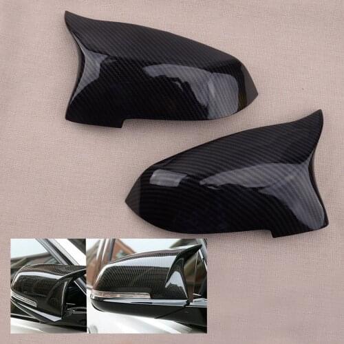 2pcs 51167308683 51167308684 Door Side Rearview Wind Mirror Cover Cap Fit For BMW 5 6 7 Series F10 F11 F18 F07 F06 F12 F13 F01