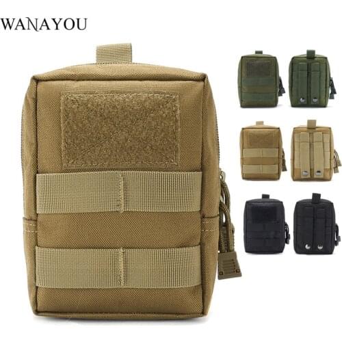 Mens Molle Tactical Waist Bag,Multi-functional Portable Running Phone Pouch Bags,Waterproof Outdoor Belt Pouch Hiking Pack