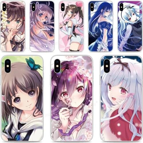 Soft Silicone Anime Cartoon Girl Phone Case For Alcatel 1S 1 3C 1C 1X 1V 3 3L 3V 3X 1A 1B 1S 1SE 2020 2019 Back Protective Cover