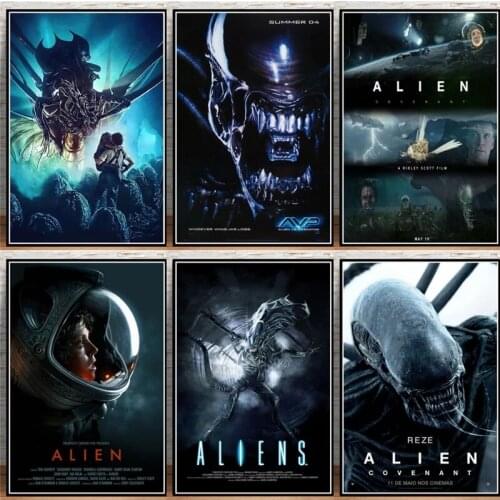 Alien Covenant Horror Movie Classic Diamond Art Painting Full Drill Cross Stitch Kits Rhinestone Mosaic Embroidery 5D Home Decor