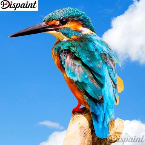 Dispaint Full Square/Round Drill 5D DIY Diamond Painting "Animal bird" Embroidery Cross Stitch 3D Home Decor A12770