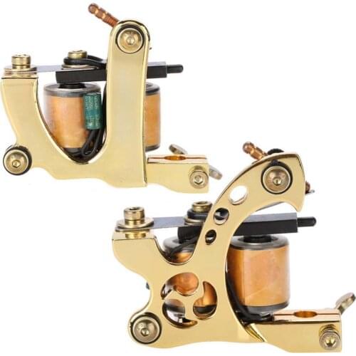 New Style Profession Iron Tattoo Machine Wrap Coils Lining Shading Coloring Tattoo Guns Supplies 10 Wrap Coils Tattoo Accessory