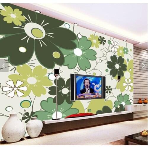 Custom retro wallpaper, fantasy flowers murals for the living room bedroom TV background wall vinyl wallpaper