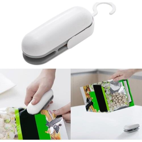 Portable Heat Package Machines Mini Handy Sealing Household Heat Food Clip Heat Sealer Home Snack Bag Kitchen Utensils Gadget It