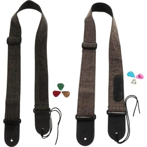 Durable Guitar Soft Cotton Strap Belt Electric Guitar Bass Comfortable Strap