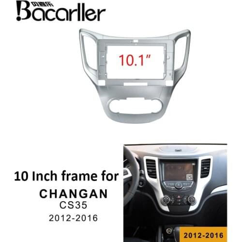 10.1 Inch Car Fascia For CHANGAN CS35 2012-2016 Car Dvd Frame 2Din Radio Adaptor Panel In-dash Mount Installation