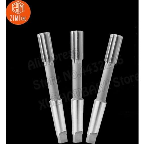 Taper shank machine reamer D4 12 15 16 17 18 20 22 24 25 28 30 32 34 35 40mm straight groove reamer high-speed steel reamer high