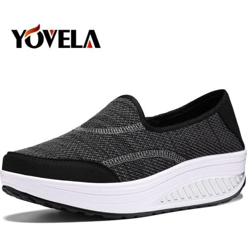 Autumn Sneakers Women Breathable Mesh Shoes Woman Comfortable Ballet Slip On Flats Loafers Ladies Shoes Creepers tenis feminino