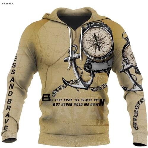 Reckless Brave All Over Pattern Tattoo 3D Over Printed Hoodie Man Women Unisex Outwear Zipper Pullover Sweatshirt Casual