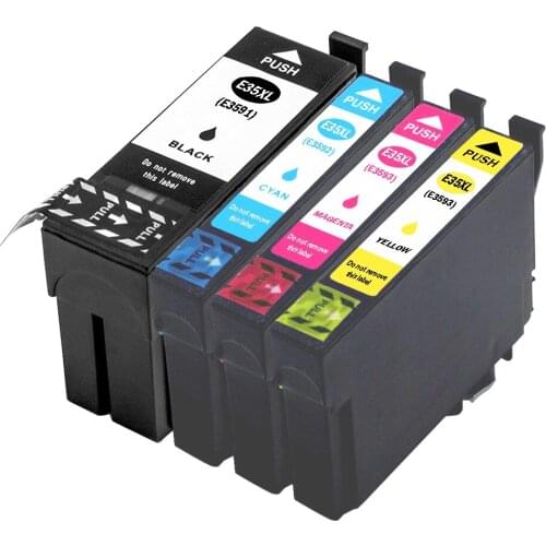 Vilaxh Compatible Ink Cartridge for Epson T3591 T3592 T3593 T3594 for Epson Workforce Pro WF-4720DWF WF-4725DWF WF-4730DTW