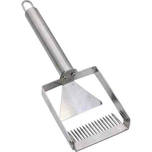 10Pcs Stainless Steel Honey Fork Scraper Needle Type Honey Cutter 17-Pin Honey Scrape Shovel Beekeeping Beekeeper Apiary Supplie