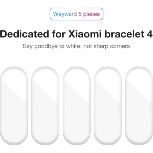 1/2/5/10 PCS Ransparent Full Cover Clear Screen Protection Film For Xiaomi Mi Band 4 Smart Bracelet Wearable Accessories #612