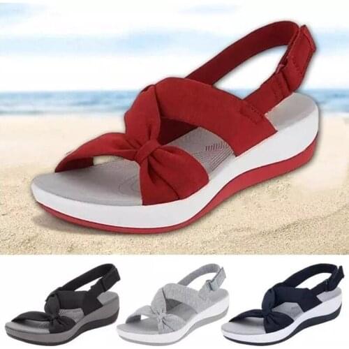 2021 Summer Women Sandals Wedges Shoes For female Low Heels outdoor shoes Casual Summer Shoes Women Beach Chaussure Femme