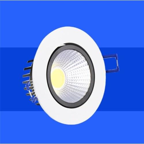 1pcs/lot Super Bright CREE 9W 12W 15W 18W 21W LED COB Downlight Dimmable Warm White Nature Pure Recessed
