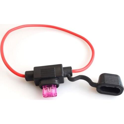 10Pcs/lot Waterproof Line Fuse Holder DC12V Mini Car Power Socket Small Blade Type Auto Replacement Parts