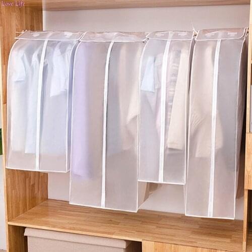 3D Clothes Hanging Garment Dress Clothes Suit Coat Dust Cover Home Storage Bag Case Organizer Wardrobe Hanging Clothing
