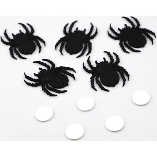 5PCS Halloween 3D Spider DIY Scary Wall Spiders Wall Decal Wall Stickers 3D Halloween Decorations Party Supplies