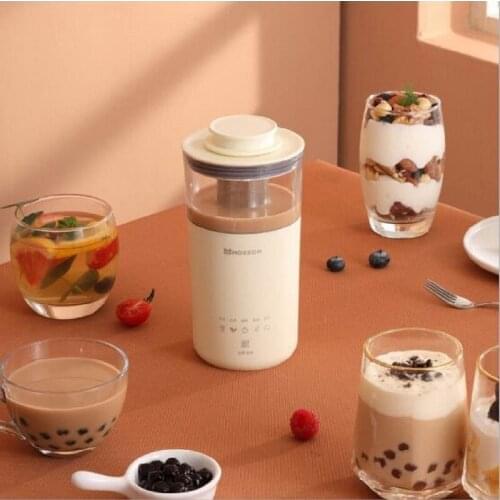 350ML 5 in 1 Electric Coffee Maker Multifunction Portable Milk Tea Machine Milk Frother Automatic Tea Maker DIY Milk Tea Office