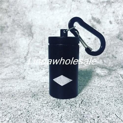 Aluminum mini portable ashtray with key chain hook,pocket ashtray