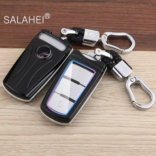 Car Key Cover Case For Volkswagen VW CC Passat B6 B7 Passat 3C CC Maogotan R36B5B7L Auto Key Cover Interior Styling Accessories