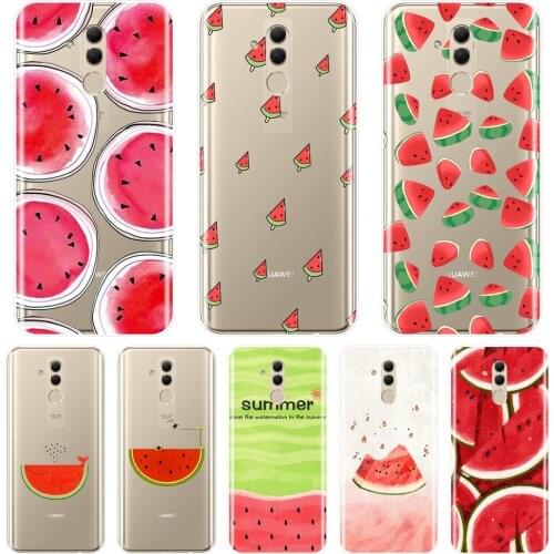 For Huawei Mate 20 10 9 Pro Case Silicone Soft Watermelon Fruits Funny Back Cover For Huawei Mate 7 8 9 10 20 Lite Phone Case