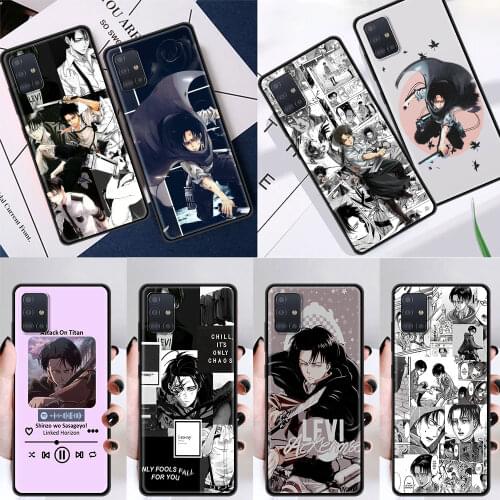 Attack On Titan Silicone Case For Samsung Galaxy A51 A71 A50 A21s A70 A10 A20e A30 A40 A31 A41 A11 A12 A02s TPU Back Cover Coque