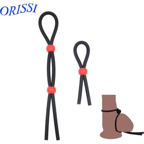 Dingye Cheap Adjustable Silicone Time Delay Erection Cock Rings for Men, Adult Sexy Penis Rings Sex Products Sex Toys