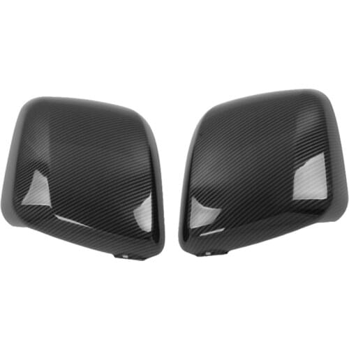 For Nissan NV200 Evalia 2010 - 2018 ABS Rear View Mirror Decoration Cover Car Styling Stickers 2PCS Carbon Fiber Color