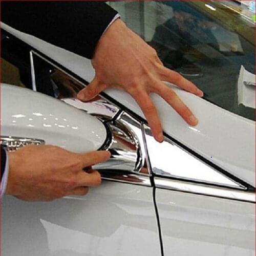 For Hyundai Sonata i45 2013-2014 ABS Chrome Rearview Mirror Bracket Cover Trim
