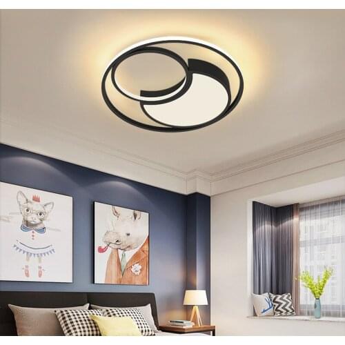 Round LED Ceiling Lamps Lighting For Office Foyer Bedroom Villa Apartment Living Room Kitchen Kids Room Gallery Indoor Fixtures