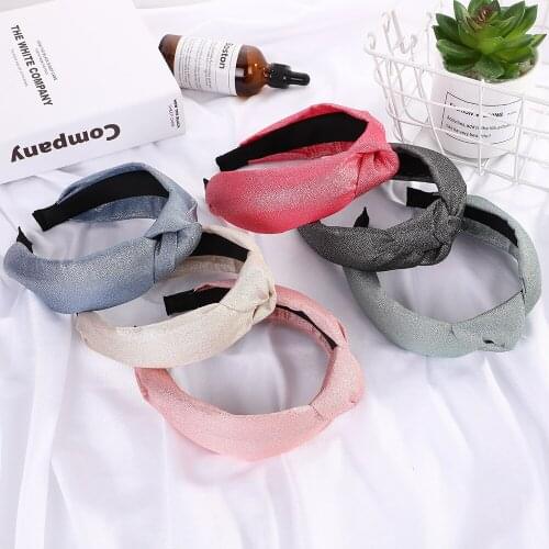 Cute Knotted Headbands For Women Pure Color Headband Hair Band For Girls Hairband Hair Hoop Hair Accessories Ornaments Headwear