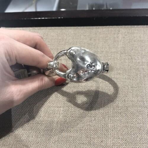 Miuoxion Fashion Personality Punk Party Jewelry Retro Exaggerated Lock Bracelet For Women Feature Namour Charm Gift All Seasons