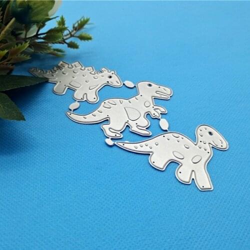 Q9QF Dinosaur Metal Cutting Dies Stencil DIY Scrapbooking Album Paper Card Template Mold Embossing Decoration