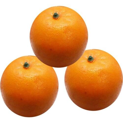 Fruit Artificial oranges Model Realistic Lifelike Display Craft Ornament