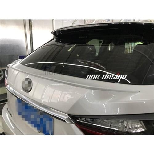 SHCHCG ABS Plastic Painted Color Rear Roof Spoiler Trunk Boot Wing Car Accessories For Lexus RX200t RX450h RX 2016 2017 2018