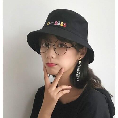 Fishermans Hat Girl Summer Thin Sunscreen Korean Bucket Cap Women Japanese Students Outdoor Sun Protection Lovely Hats H7322
