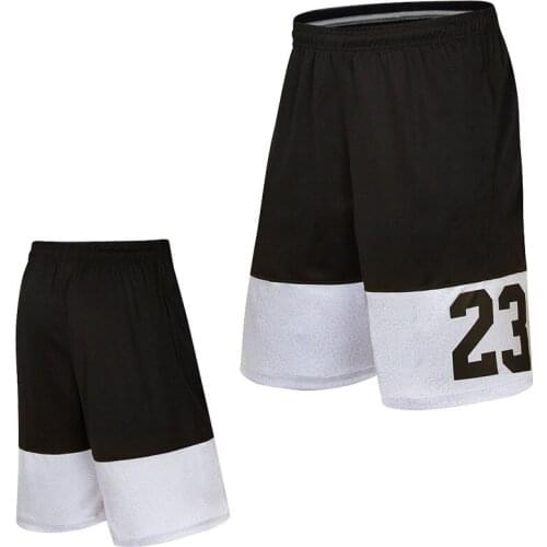 2019 New Number 23 Basketball Shorts Men Sport Knee Length Elastic Waist Feminino Gym Running Short Trouser Male Plus Size