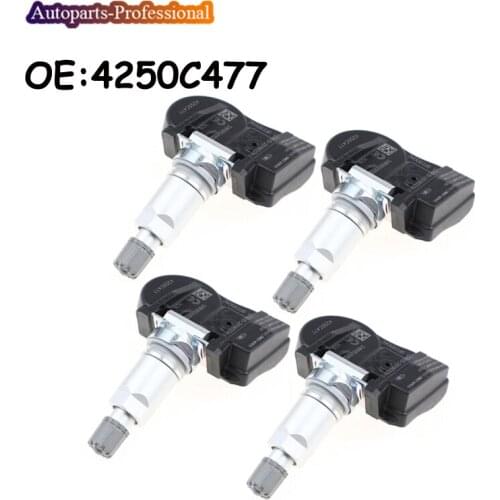 4 pcs/lot Car 4250C477 For Mitsubishi ASX Lancer Outlander 2014-2018 TPMS Tire Pressure Monitoring System 433MHZ TPMS Sensor
