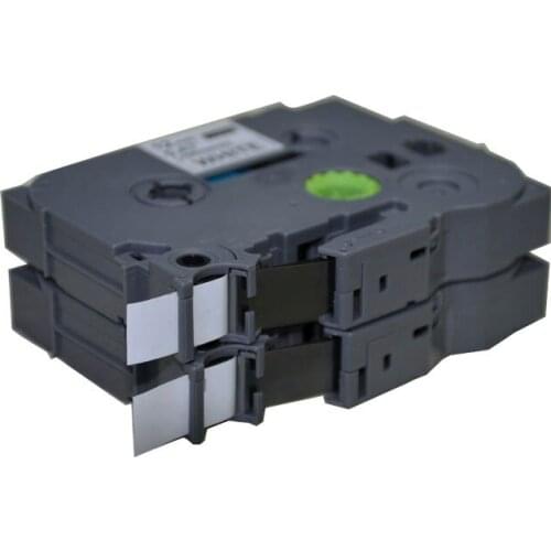 TZe-211 Label Tapes for Brother P-touch 6mm Stickers TZe 315 Black on White tze Tape Compatible for Brother PTH100 PTD210 E500W