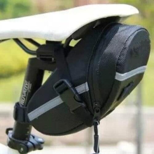 Bike Saddle Bag Zipper Reflective Mountain Road Bicycle Seat Rear Tail Bags Outdoor Cycling Case h