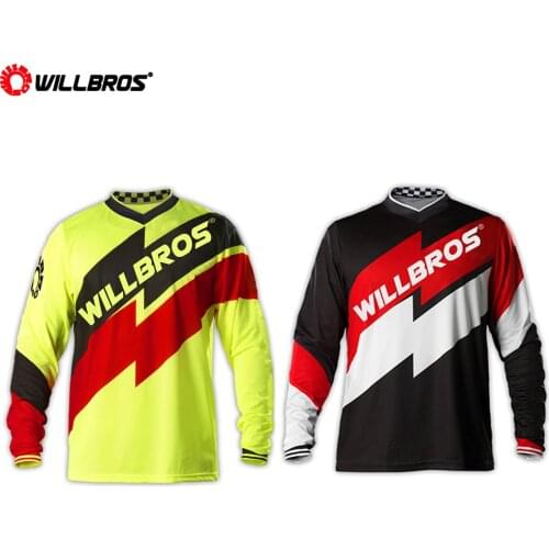 Willbros GP Air Jersey Verse Motorcycle Motorbike Street Moto Long Sleeve Mountain Bicycle Offroad T-shirt